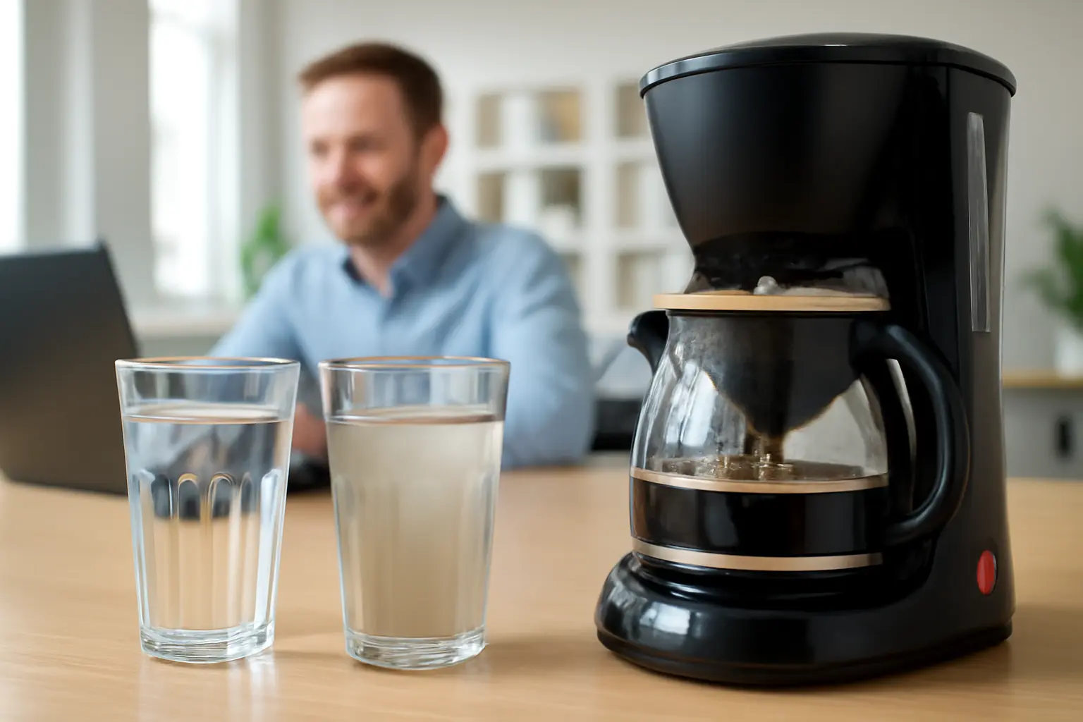 Wasser im Büro entscheidet oft über „klar“ oder „dumpf“ im Geschmack – array