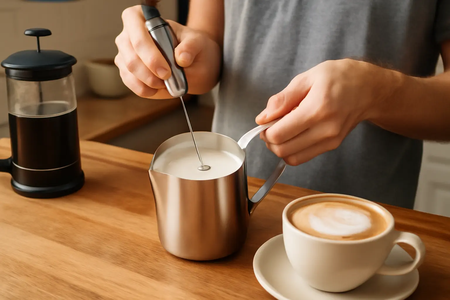 Effiziente Methoden zur Milchaufschäumung ohne Espressomaschine – cappuccino ohne espressomaschine