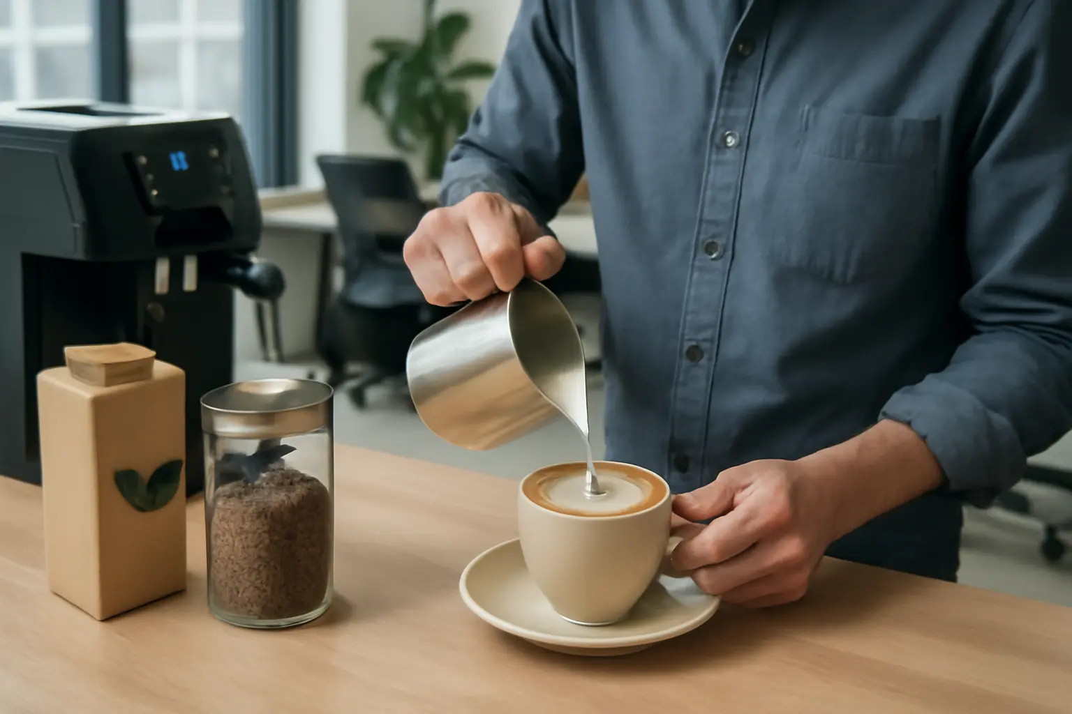 Nachhaltigkeit der Milch- und Kaffeeprodukte als integraler Bestandteil moderner Bürokultur – cappuccino zubereitung perfekt