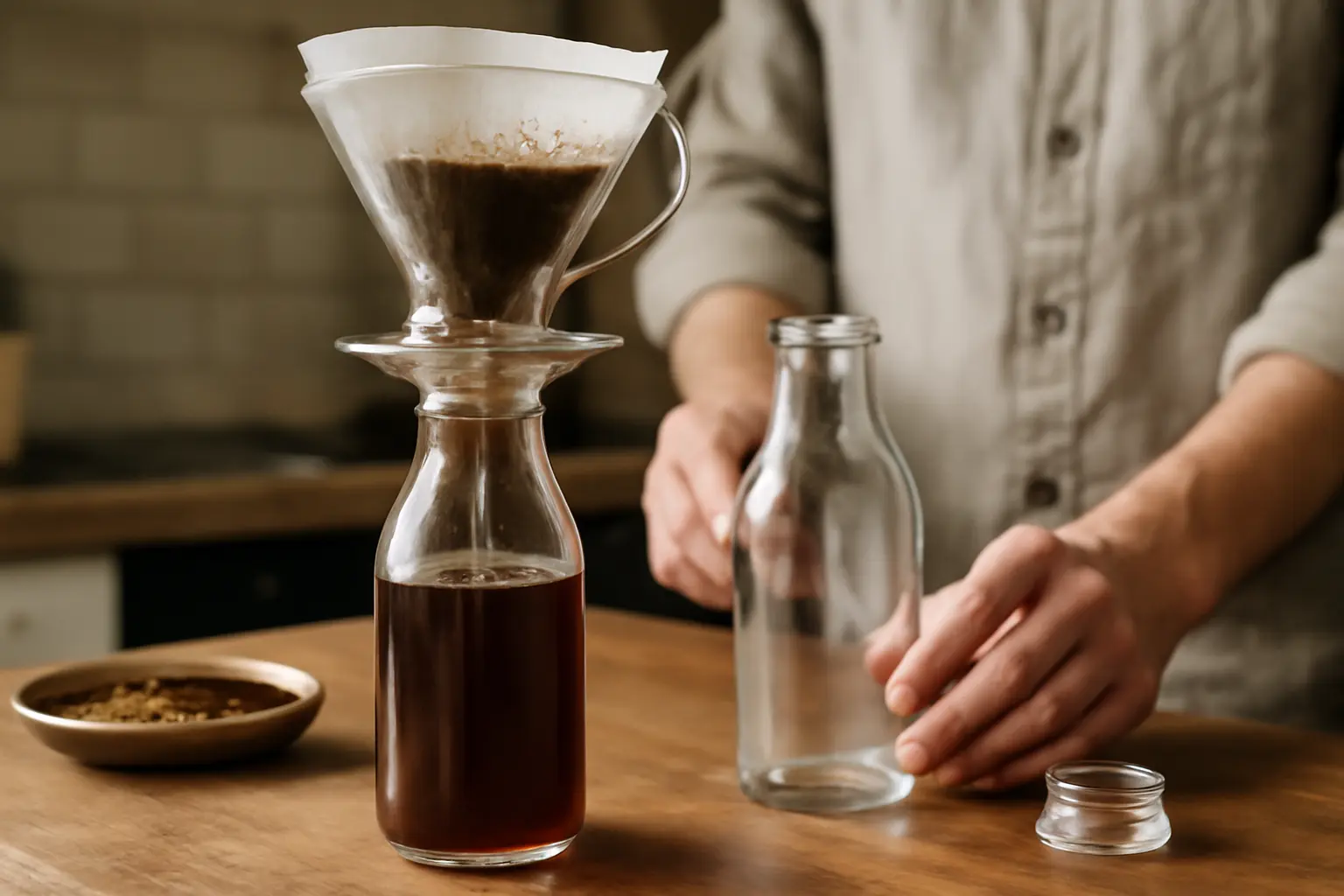 Filtern und Abfüllen – wie Sie klare Cold Brew Ergebnisse erzielen – Cold Brew Zubereitung