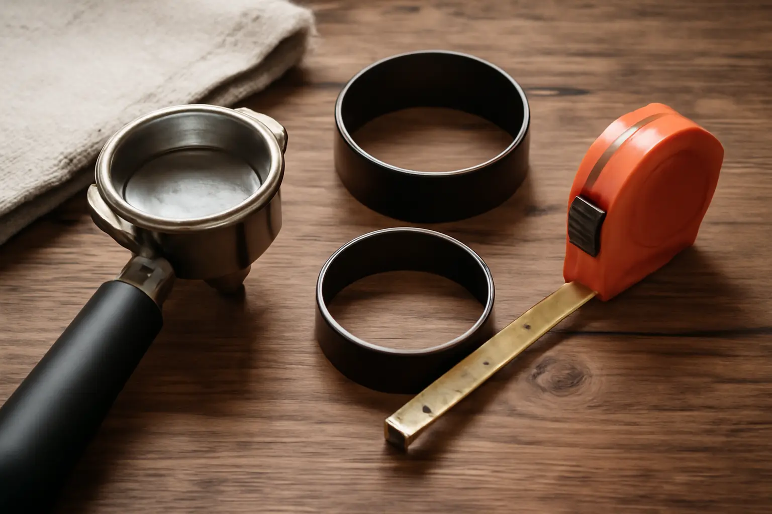 Vor dem Messen: Was du bereitlegen solltest – dosierring 58mm 54mm passend messen