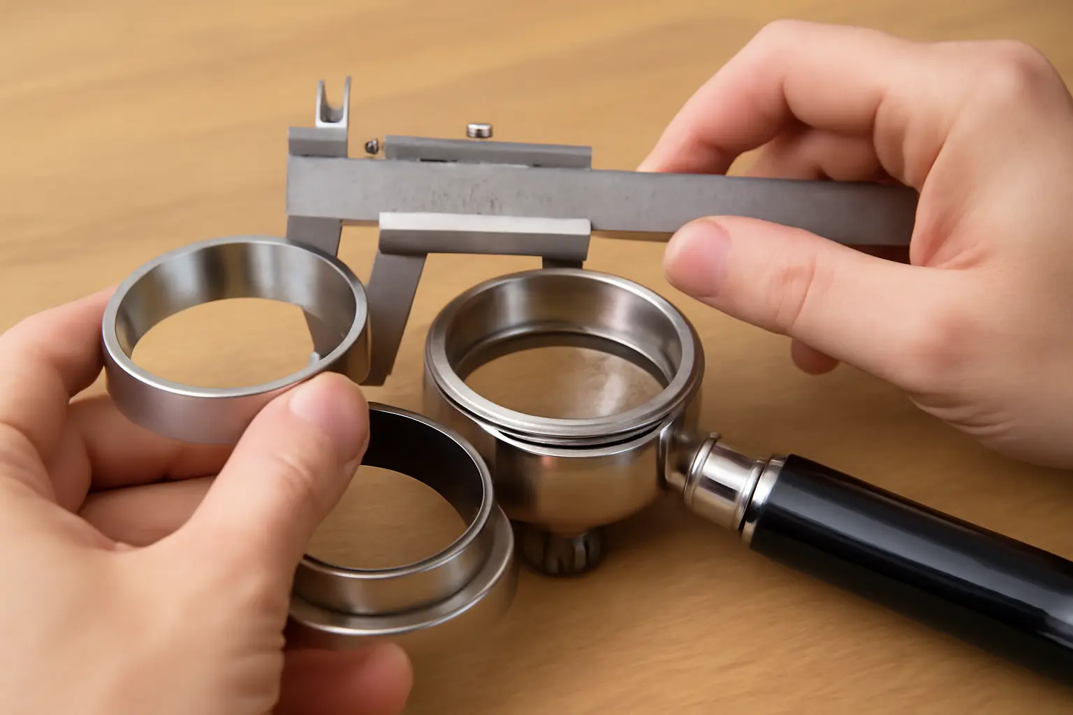 Dosierring-Passformen am Siebträger: Wo sitzt der Ring wirklich? – dosierring 58mm 54mm passend messen