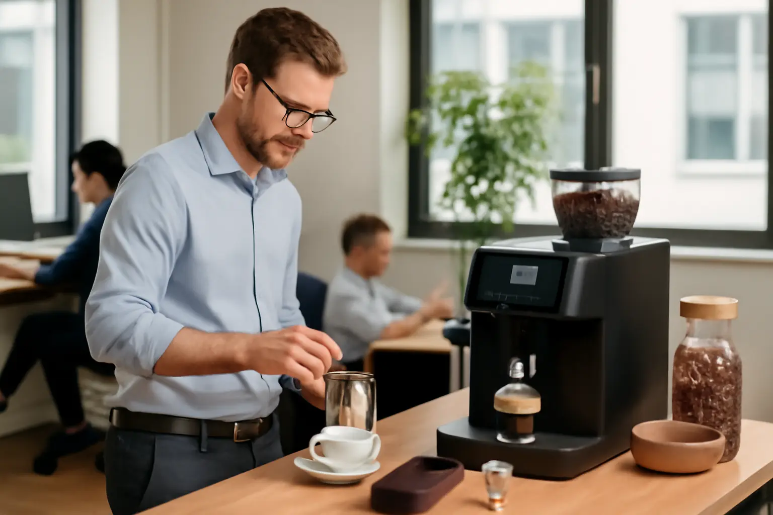 Ergonomische Platzierung und Workflow-Gestaltung für effiziente Espressobereitstellung – espresso büro zubereitung