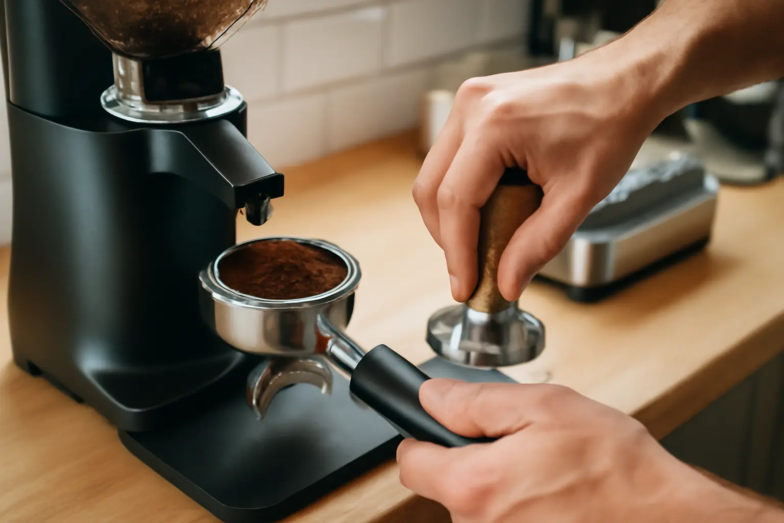 Schritt-für-Schritt zur optimalen Espresso Zubereitung: Präzises Mahlen, Dosieren und Tampern – espresso zubereitung