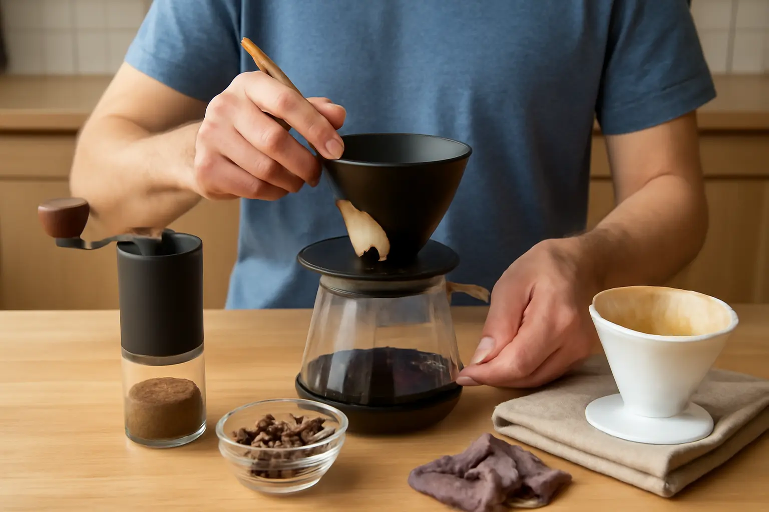 Regelmäßige Reinigung und Pflege verlängern die Lebensdauer Ihrer Filterkaffee-Ausrüstung – filterkaffee einsteiger tipps