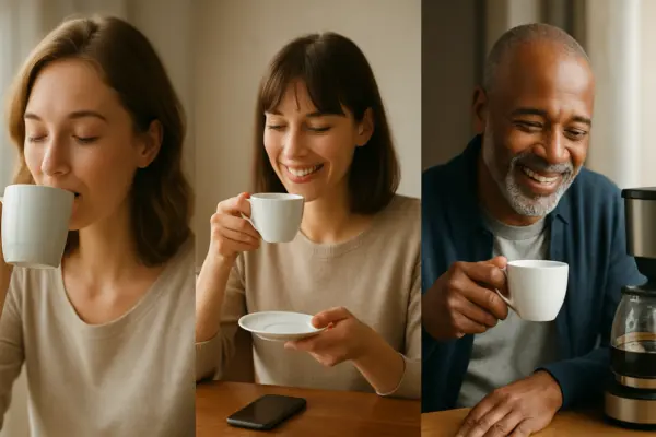 Kaffee entdecken: Von Bohne bis Genuss – Ihr Leitfaden für alle Lebenslagen – passende Illustration