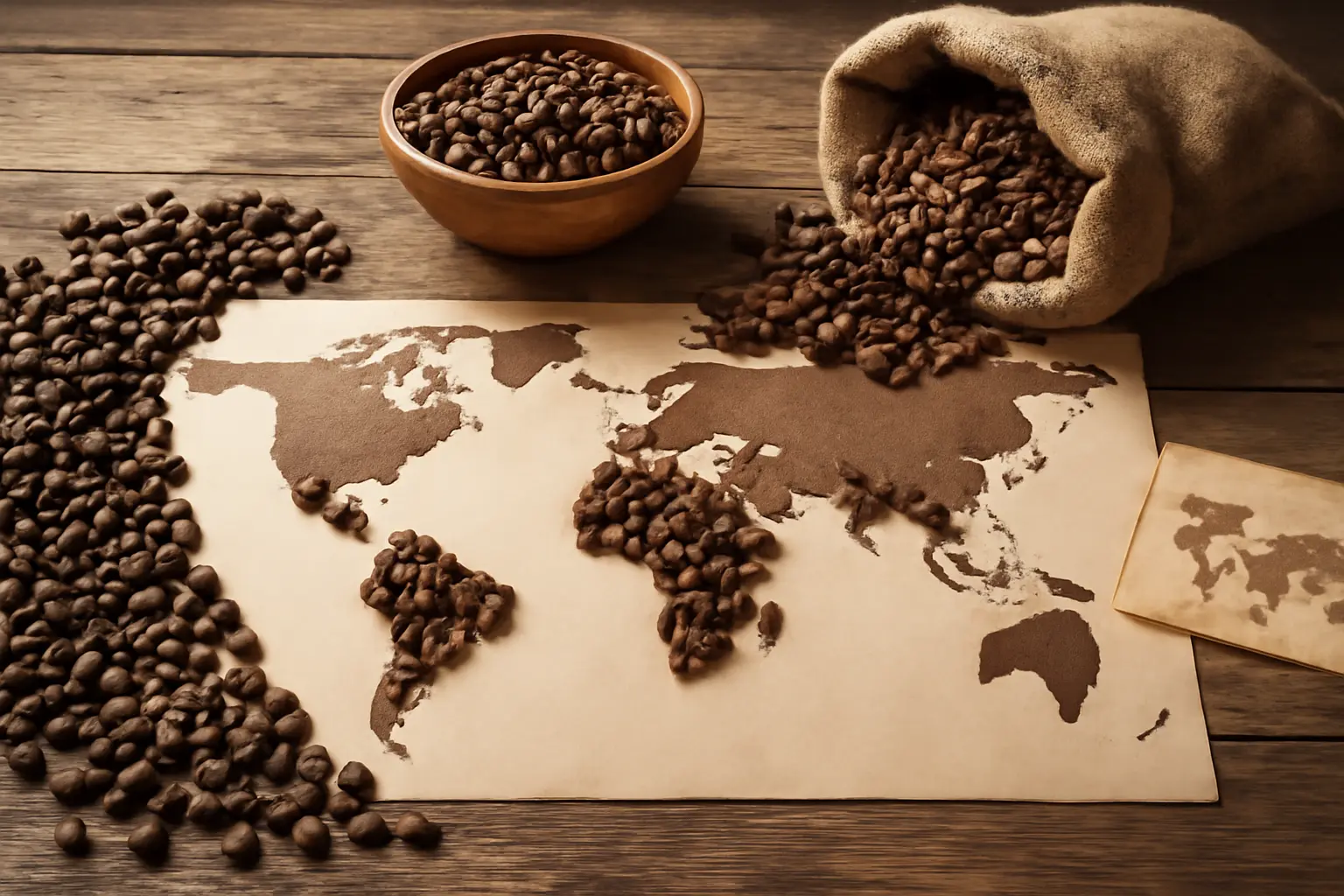 Die Hauptanbaugebiete von Kaffeebohnen – Ein Überblick der weltweiten Produktionsregionen – kaffeebohnen