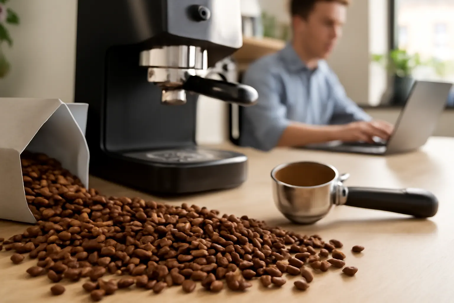 Zubereitung von Espresso und anderen Siebträgermethoden im Büro: Anforderungen an Kaffeebohnen – kaffeebohnen