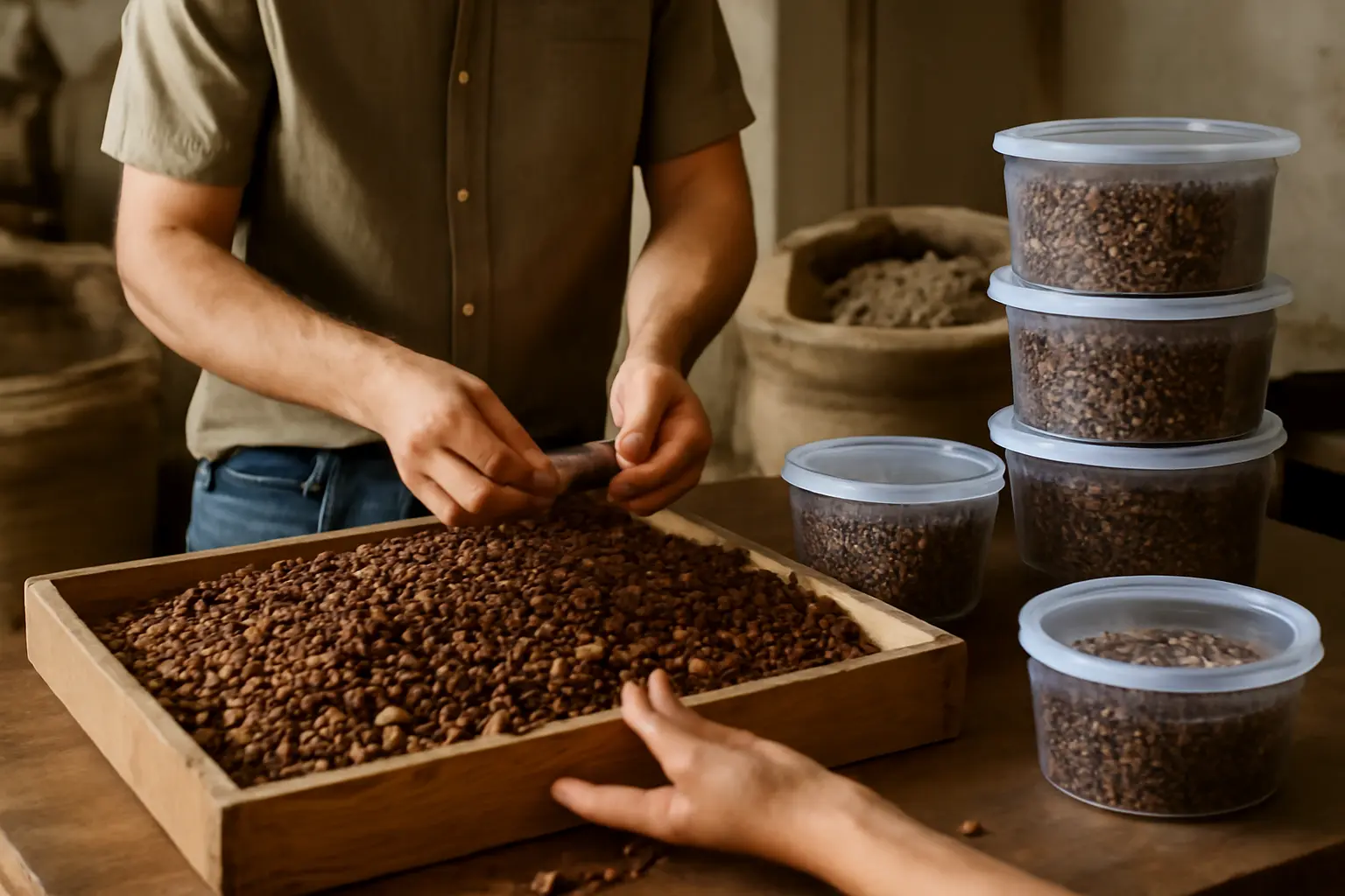 Sortierung und Lagerung von Kaffeebohnen als Schlüssel zur Geschmacksbewahrung – kaffeebohnen
