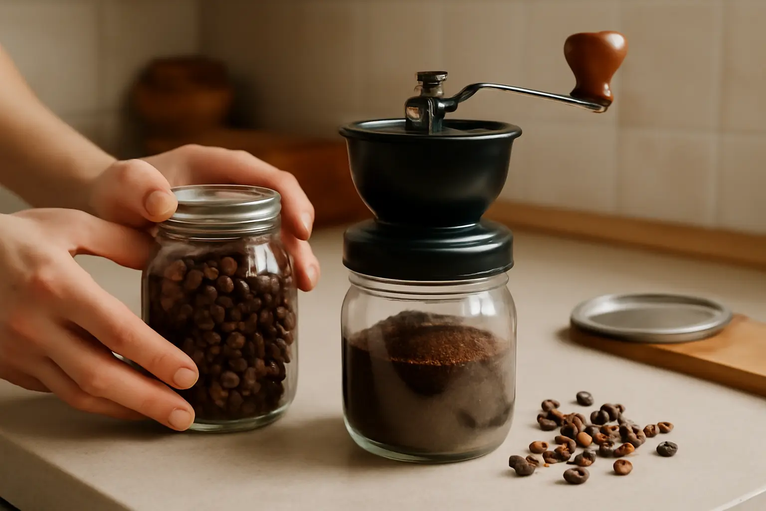 Frische Kaffeebohnen und ihre richtige Lagerung – Kaffeemühle auswählen