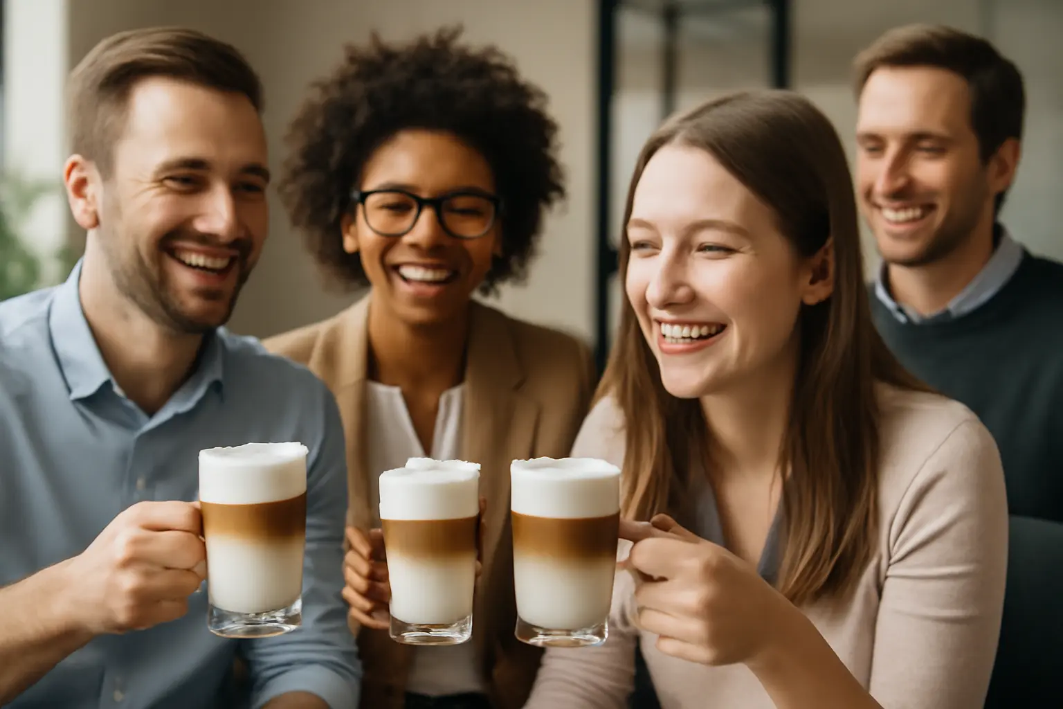 Latte Macchiato für das Büro-Team: Begeisterung durch gemeinsame Genussmomente schaffen – latte macchiato