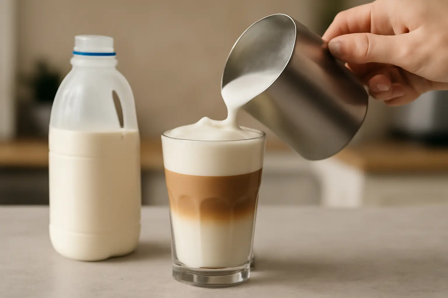 Milchsorte beeinflusst die Schaumqualität merklich – milchschaum latte macchiato