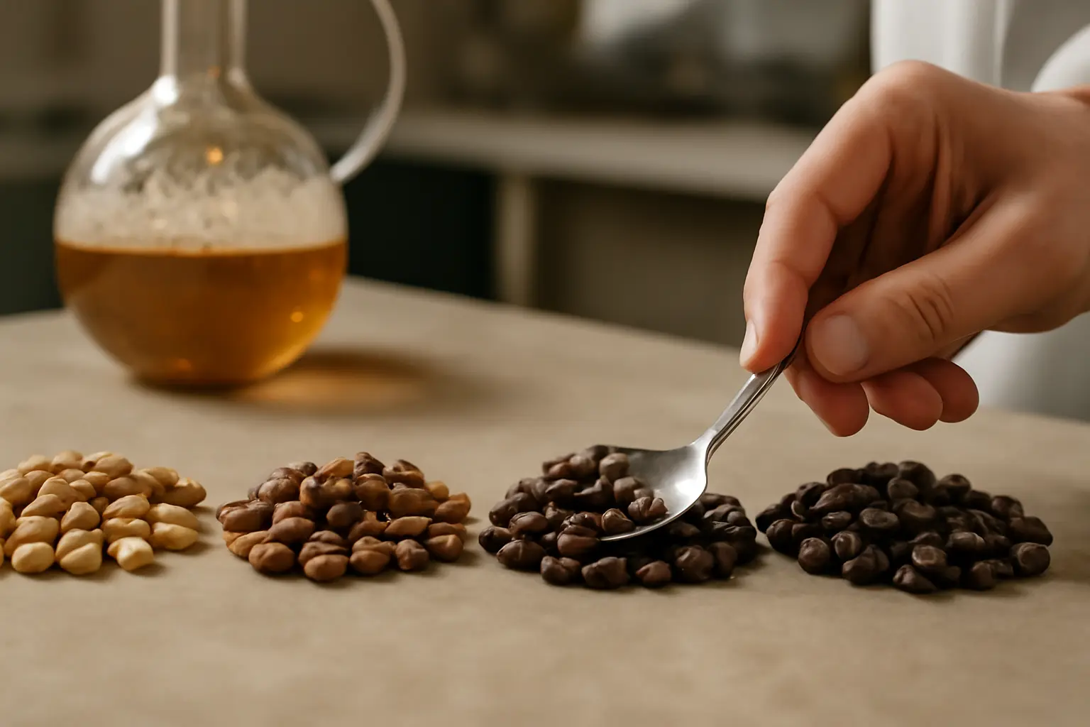 Chemische Reaktionen und ihre Auswirkungen auf die Aromen bei unterschiedlichen Röstgraden – röstgrad kaffeebohnen